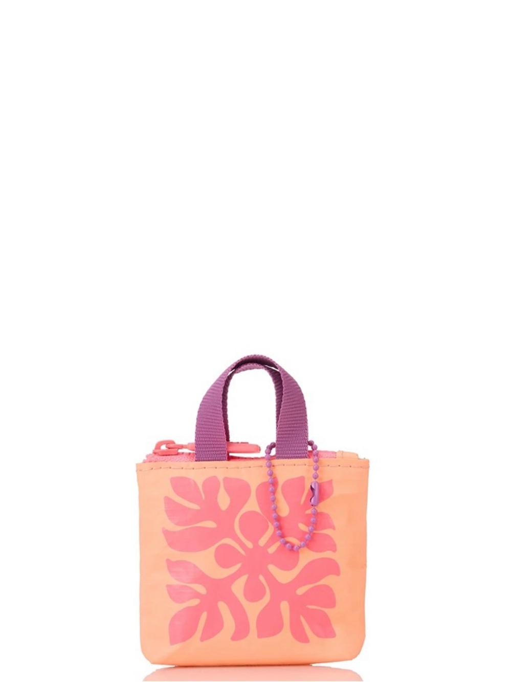 ALOHA Collection Tiny Tripper Bag Charm—Appliqué in Taffy, NWT